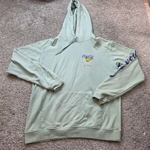 Staple Coca-Cola Hoodie Mens XL Sage Green Graphic Skate Streetwear Sweatshirt